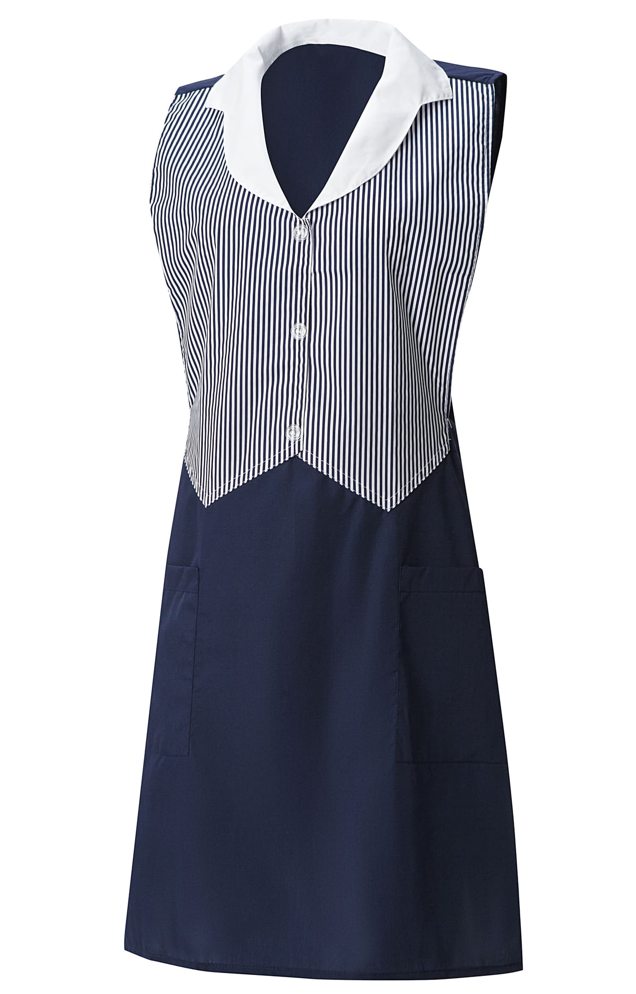 63501 Фартук-жилетка "Маша" синяя  Одежда для обслуживающего персонала  размер 56-62 Спецодежда 