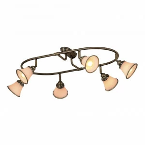 Спот потолочный на 6 ламп белый "Прованс" CL511163 CITILUX ФЛОРИСТИКА 00-3891028 Белый