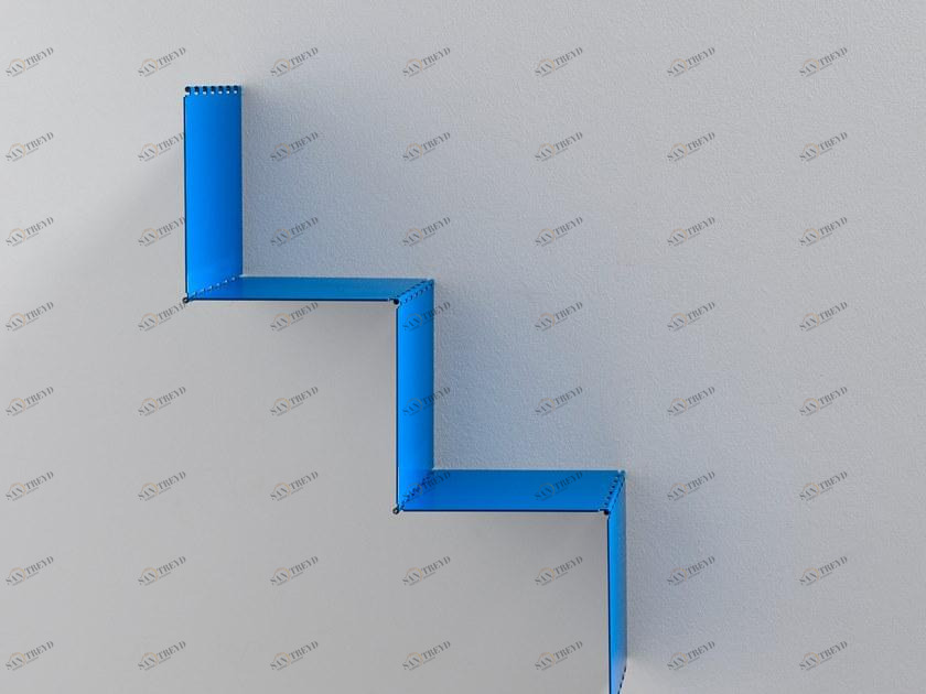 ZAVA Модульный настенный книжный шкаф из железа sun-id-1482214