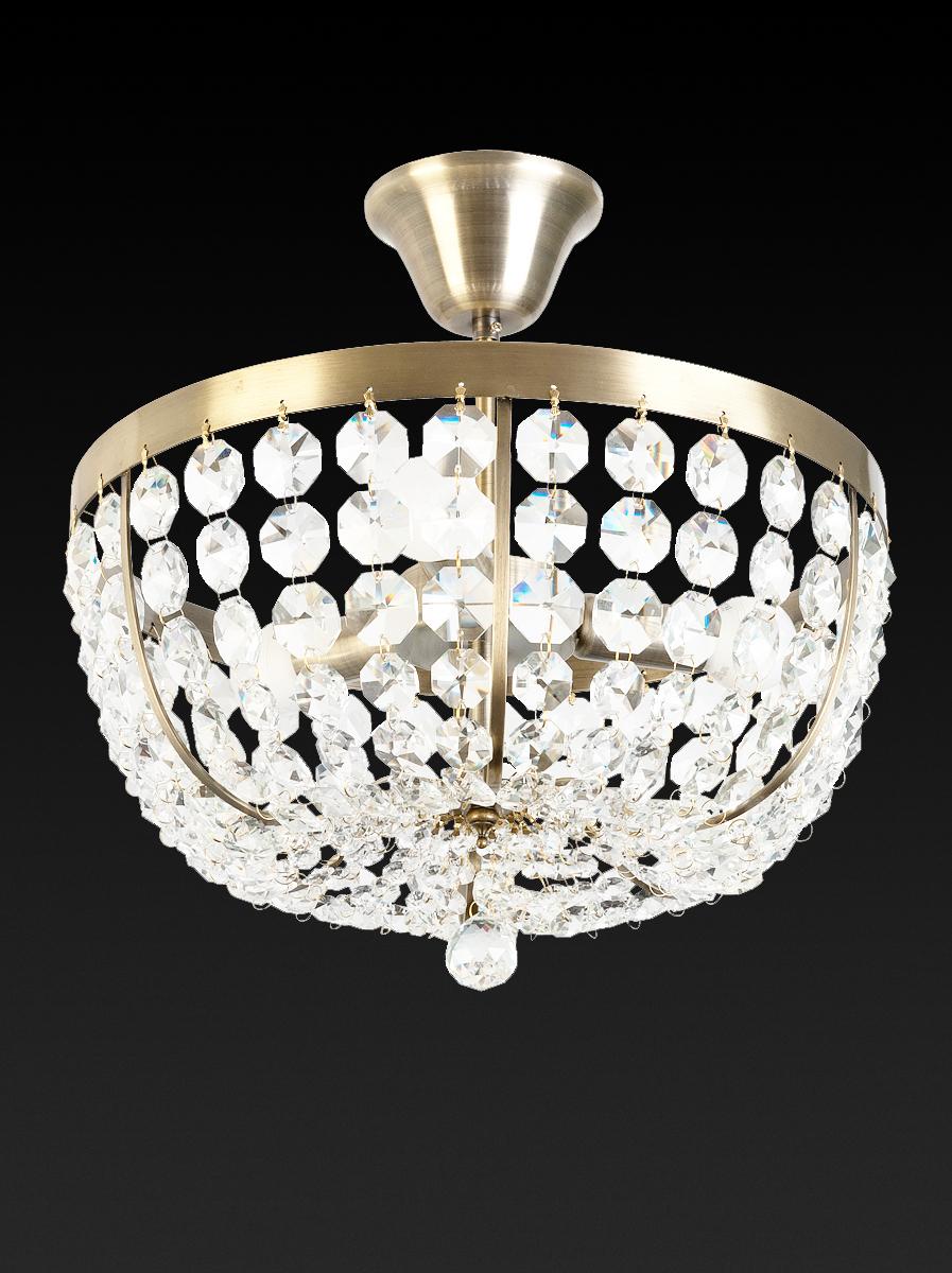 Потолочный светильник Toplight Mary TL1510X-03AB TOPLIGHT MARY BRONZE 202102 Бронза;прозрачный  - Вид №1