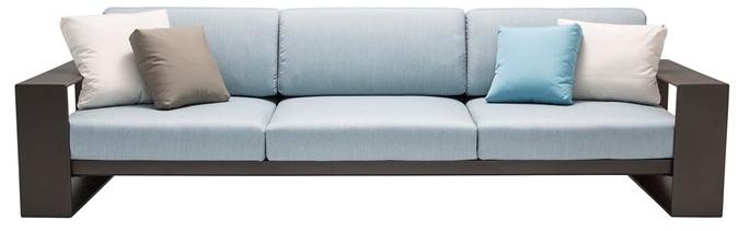 Andreu World 3-х местный садовый диван из алюминия Landscape alu Sf4633 - Вид №4