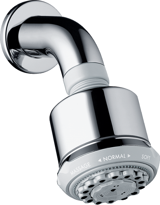 26606000 Clubmaster Верхний душ 3jet EcoSmart 9 л / мин с держателем для душа Hansgrohe 