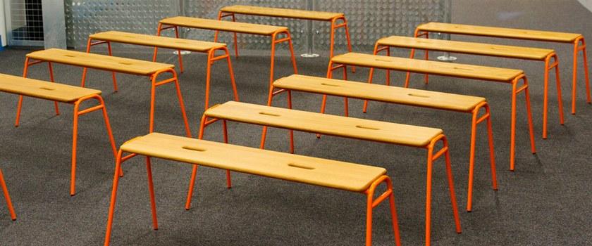 Deadgood Скамейка из стали и дерева Working girl Wg2 - Вид №2