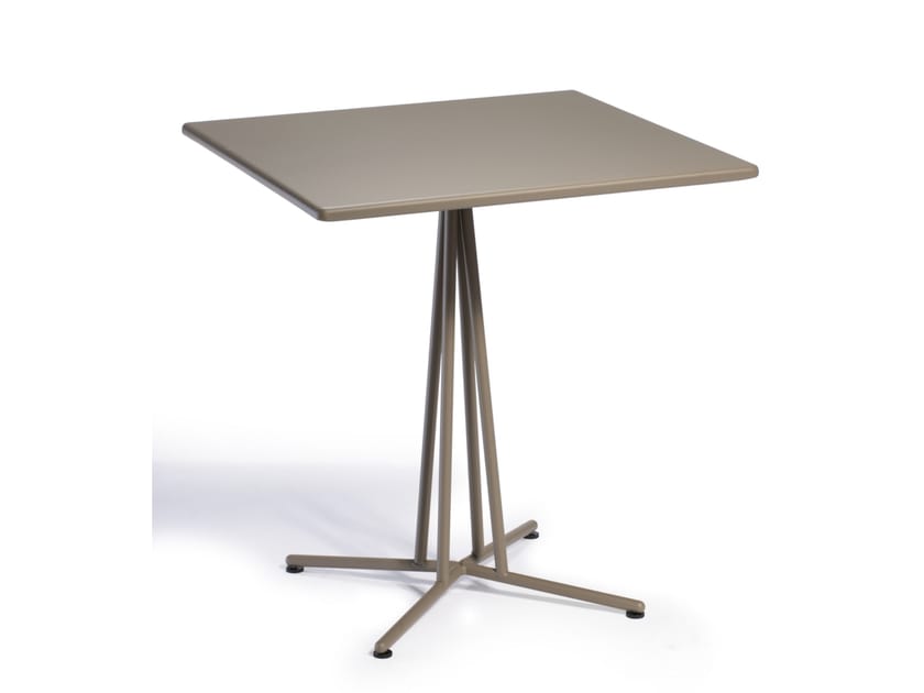 Квадратный стальной стол со спицами GABER BRISTOL SQUARE ARCH-00066519