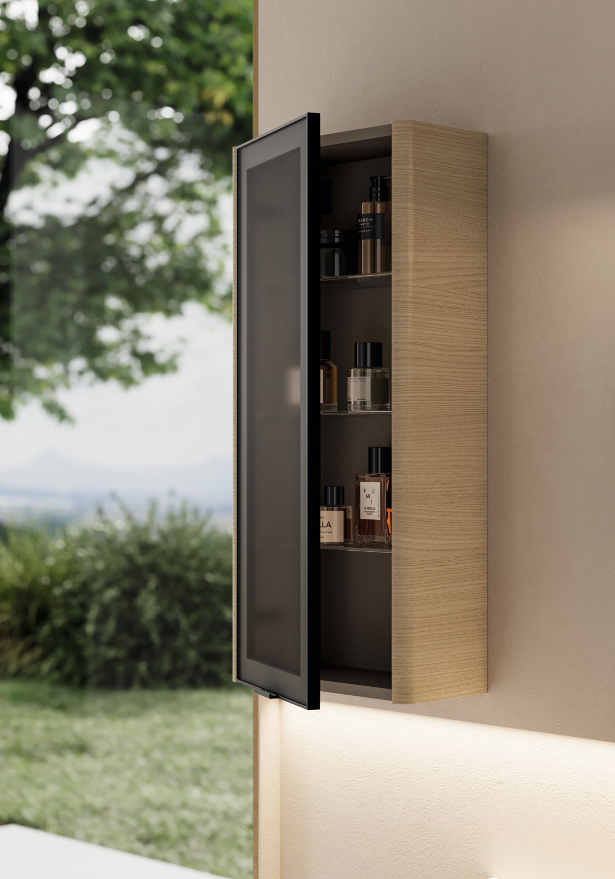 Подвесной туалетный столик с зеркалом Ideagroup Seventy Form ARCH-00052491 - Вид №2