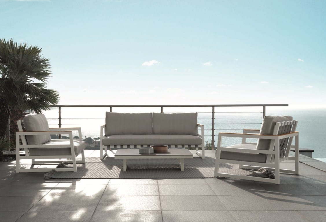 Бетонный низкий садовый столик Talenti Alabama Alu ARCH-00128977 - Вид №3