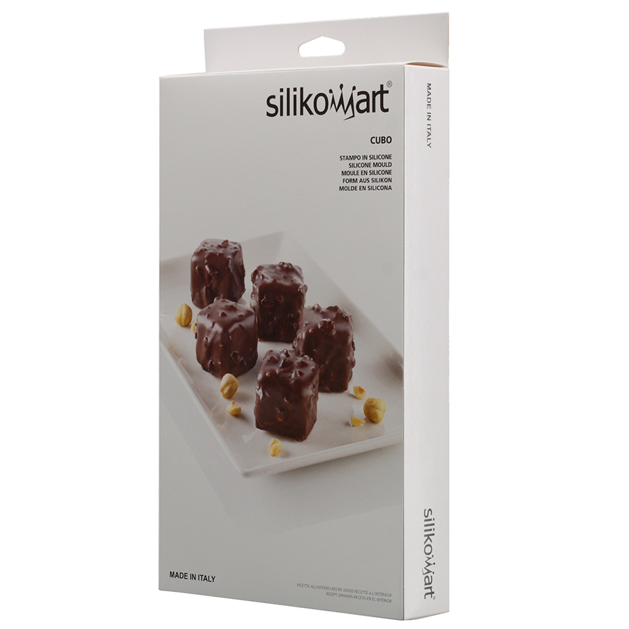 26.105.00.0065 Форма для приготовления пирожных cube 3,5 х 3,5 см силиконовая Silikomart  - Вид №9