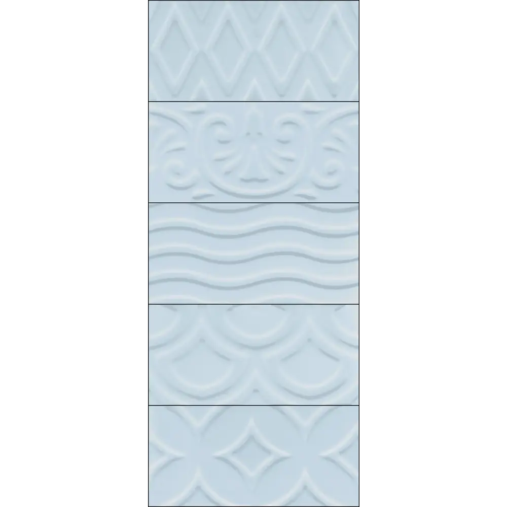 Керамическая плитка Kerama Marazzi Авеллино для стен в голубых тонах 86360063 STLM-0068067 - Вид №1