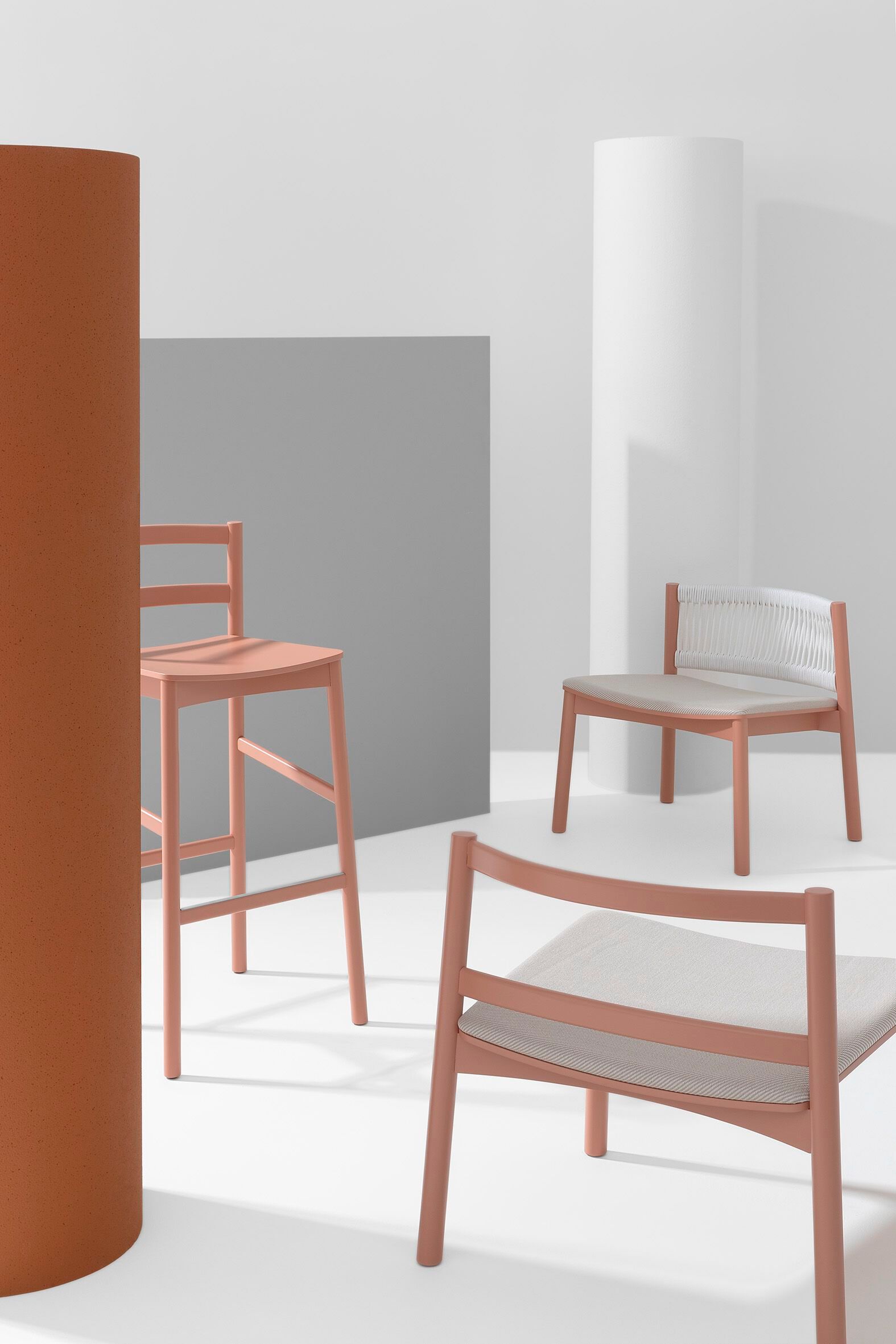 Кресло из бука и морской веревки с мягким сиденьем Billiani Load ARCH-00119653 - Вид №1