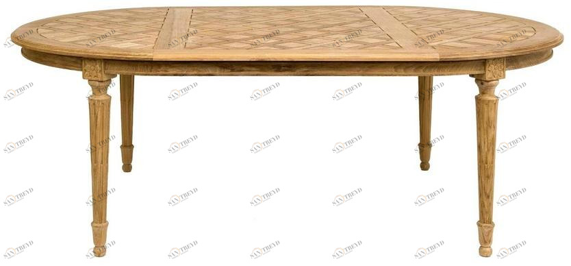 ASTELLO Овальный садовый стол из тика Bouton d’or sun-id-1377618