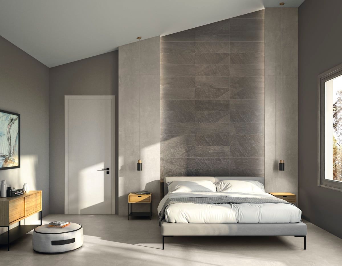 Антибактериальное напольное покрытие из керамогранита с эффектом камня Fiandre активный базальтовый камень ARCH-00067044 - Вид №1