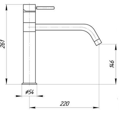 Смеситель MIGLIORE Fortis ML.CUC-5382.CR для кухни  - Вид №1