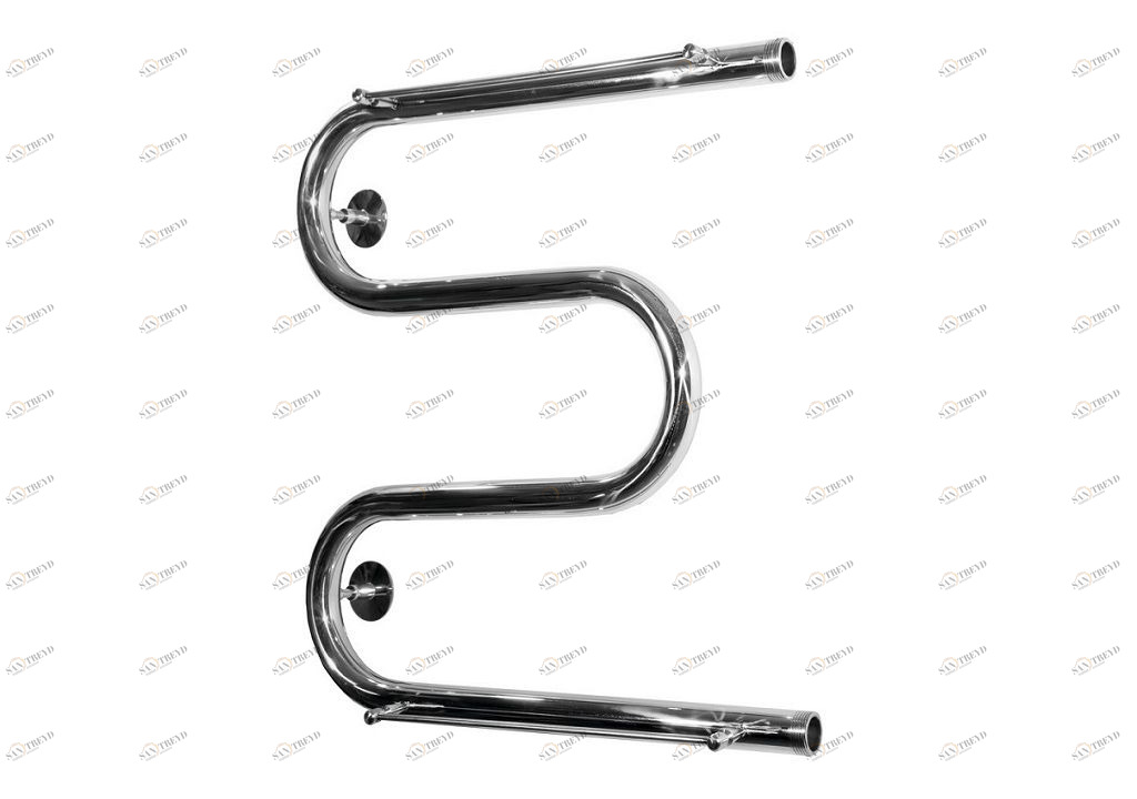 Полотенцесушитель водяной Aquanet М Серия-1" ПП 500x400, с 2 полками 00234355