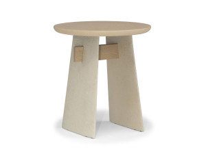 Высокий круглый стол из камня Лечче