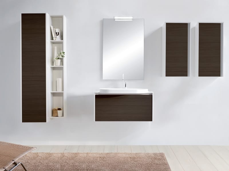 Модульный одноместный умывальник с зеркалом LASA IDEA ARCH-00133636 - Вид №1