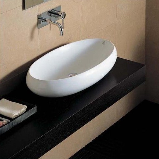 18998 Накладная раковина на столешницу  овальная Ceramica Hidra  - Вид №3