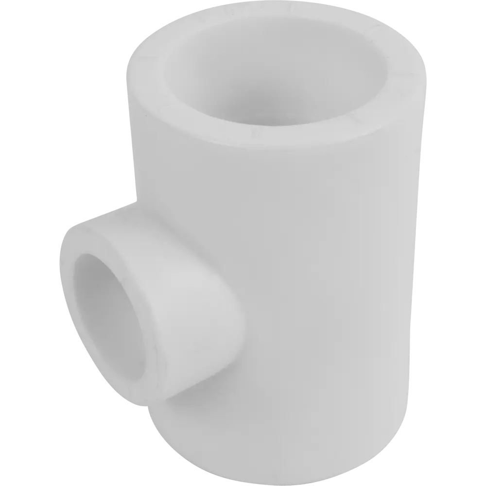 Переходной тройник Политэк 40x25x40 мм для труб разного диаметра 13563515 STLM-0003340