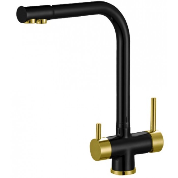 Zorg ZR-348-YF Black BR Смеситель для кухни Zorg 343х265 мм  - Вид №1