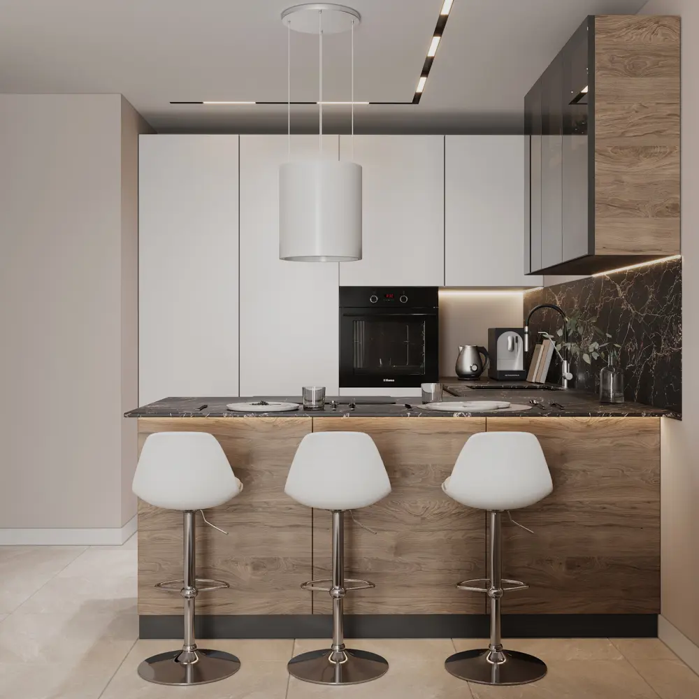 Фасад выдвижного ящика Токио 79.7x38.1 см KONSENSA ЛДСП цвет темное дерево Токио темное дерево STLM-2192955 - Вид №14