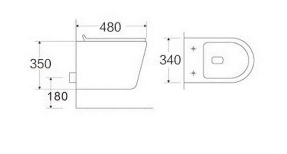 2615E Унитаз подвесной LAB.Space  - Вид №1