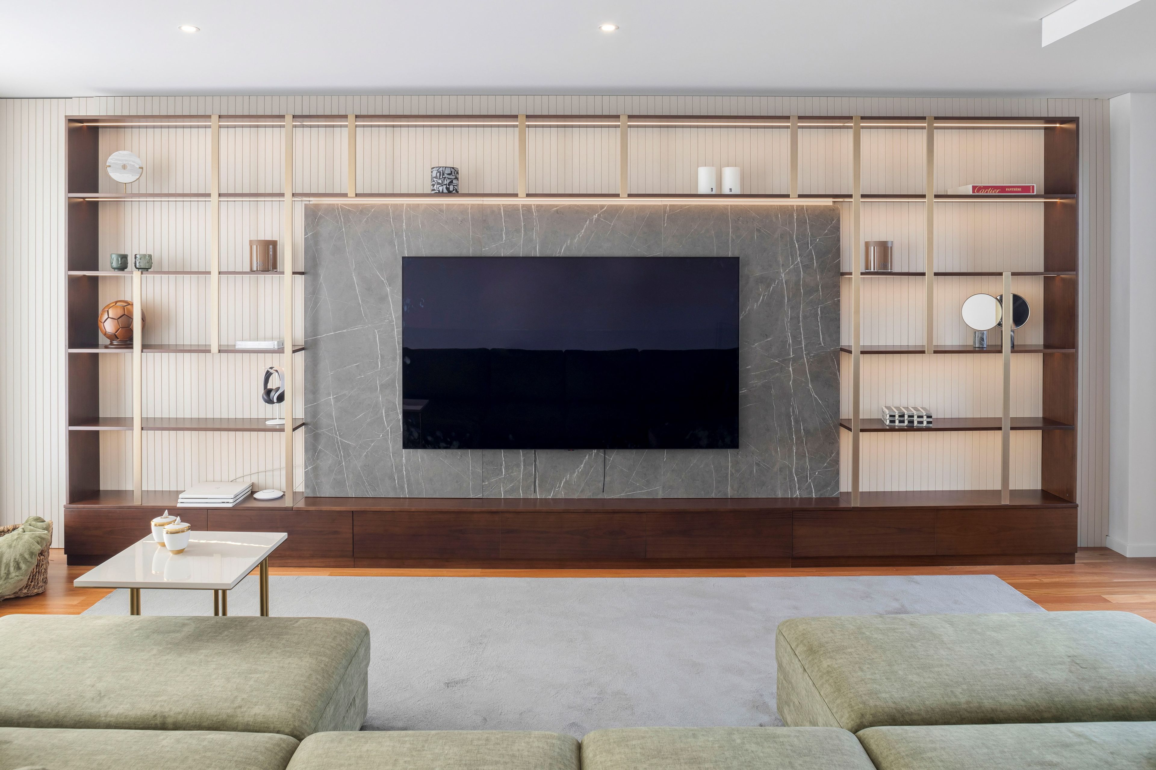 Латунный квадратный журнальный столик Stylish Club Louise ARCH-00054822 - Вид №5