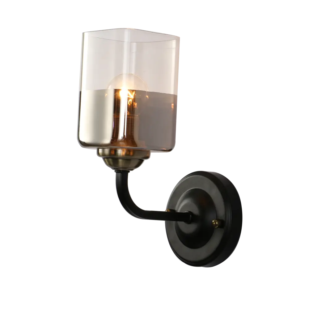Светильник настенный Jlight Jada 3175/1W E27 60 В цвет черный/бронзовый 83279084 STLM-2067069  - Вид №1
