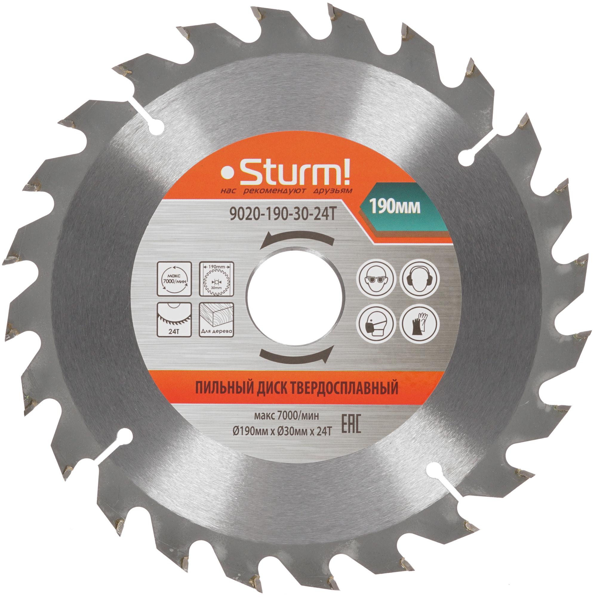 Диск пильный Sturm! 9020-190-30-24T 1287305 STDN-0057123