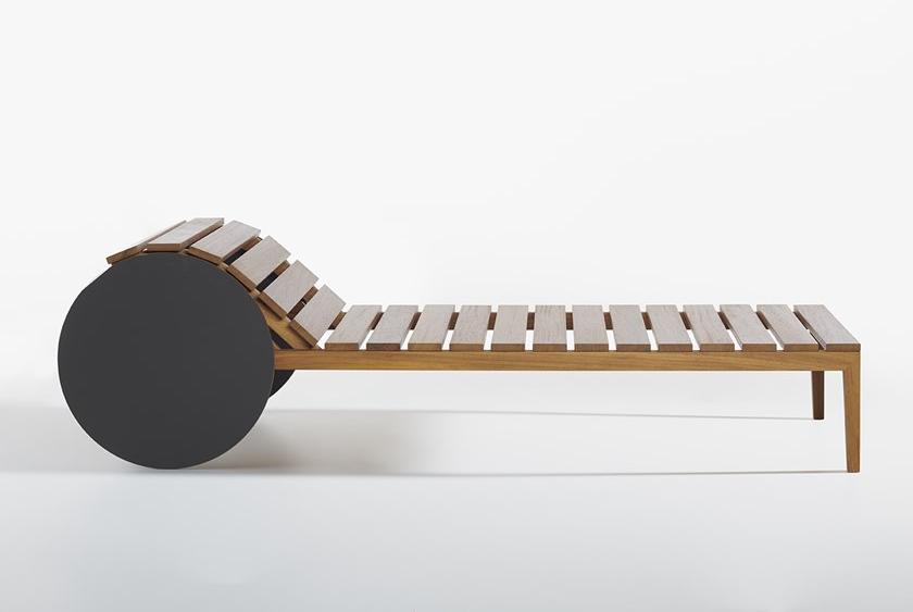 Potocco Садовая кушетка Ироко Suno 895/d-recl - Вид №1