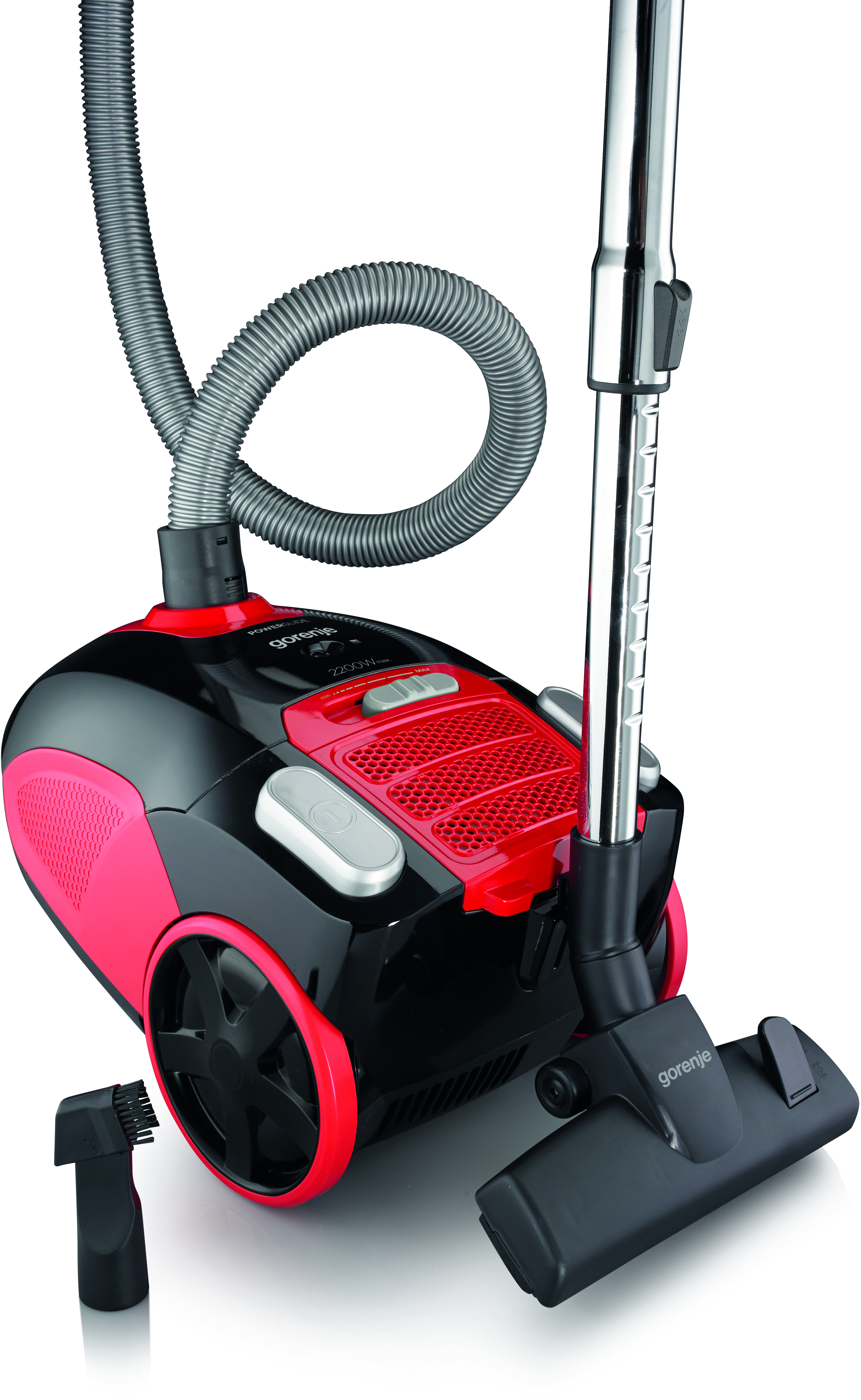 VC2221PSBKR Пылесос мешковый / пылесос мешковый 2200вт, черный/красный Gorenje Santreyd  - Вид №4