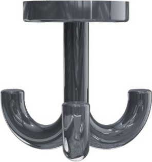 477.90.051 тройной крючок HEWI System 111 | Polyamid 