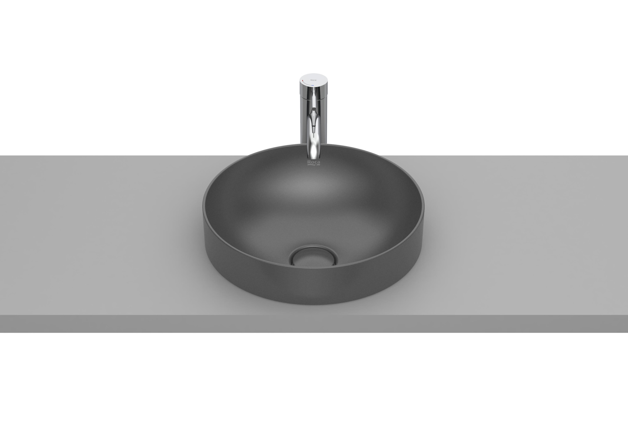 A32752R640 ROUND - Умывальник FINECERAMIC® спасти ROCA Inspira 