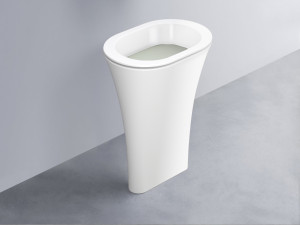 AMLA65-BL+AMPILO-PM+AMCOLO-BL Раковина Amedeo Ovale отдельностоящая cielo Enjoy + Amedeo