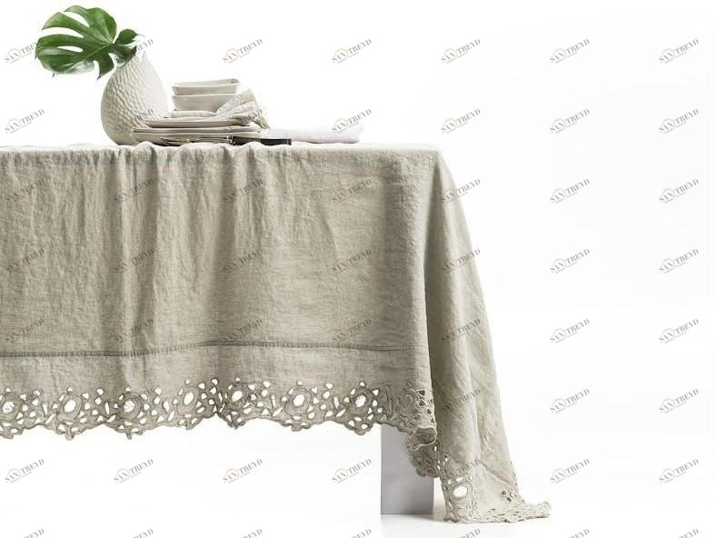 Скатерть льняная Decor Santreyd sun-id-1407278