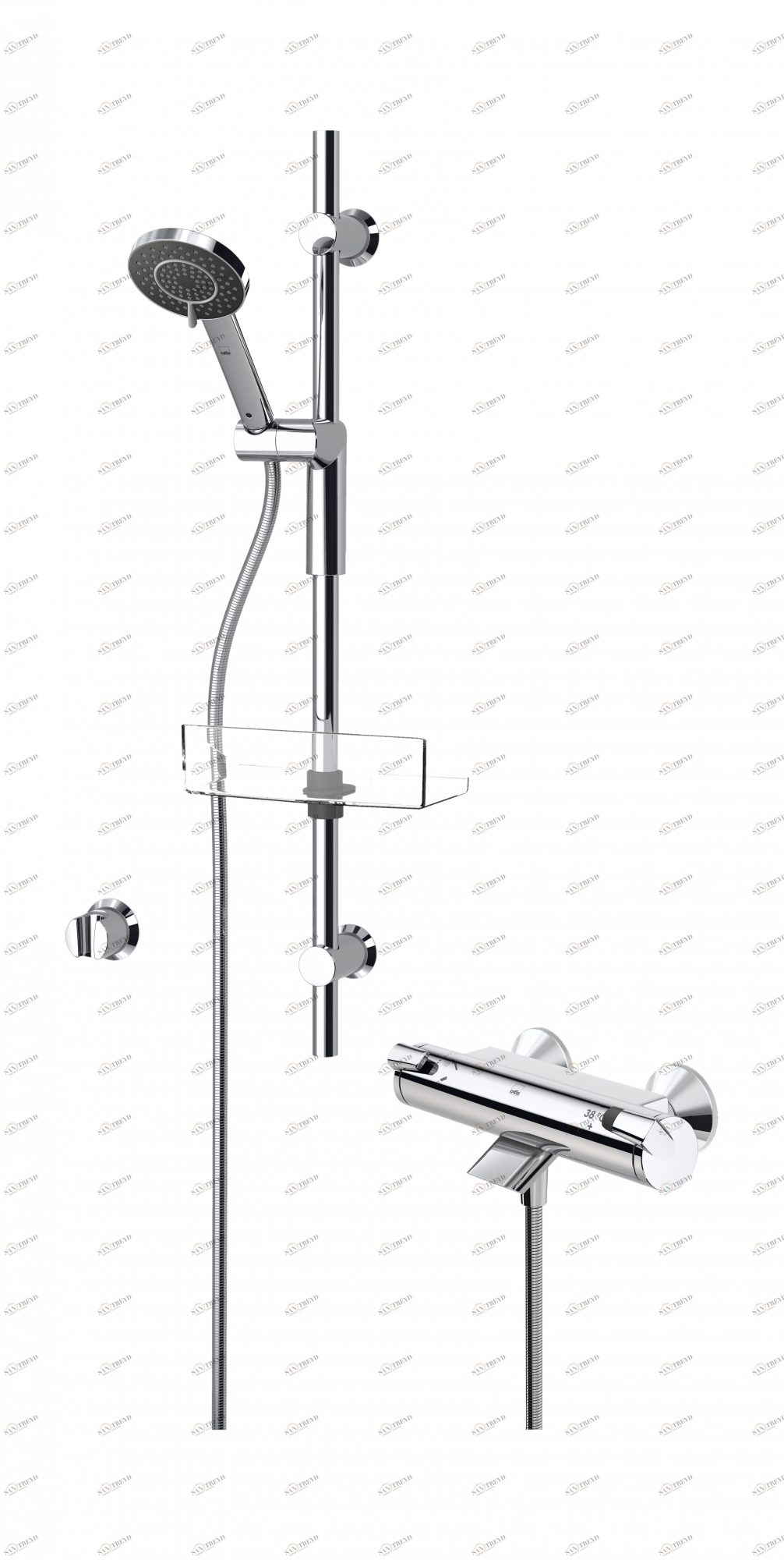 Oras 7149U Смеситель для ванны и душа с комплектом 7149U Optima Хром 