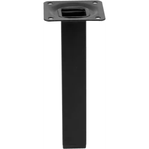 Ножка для мебели квадратная 25x25 мм высота 150 мм черная