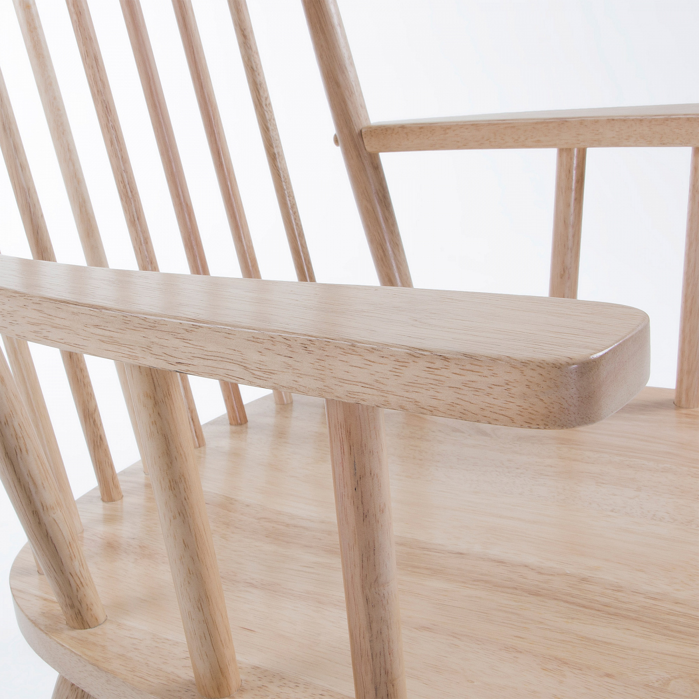 054250 Кресло-качалка Terence натуральное дерево La Forma Tenzo  - Вид №3