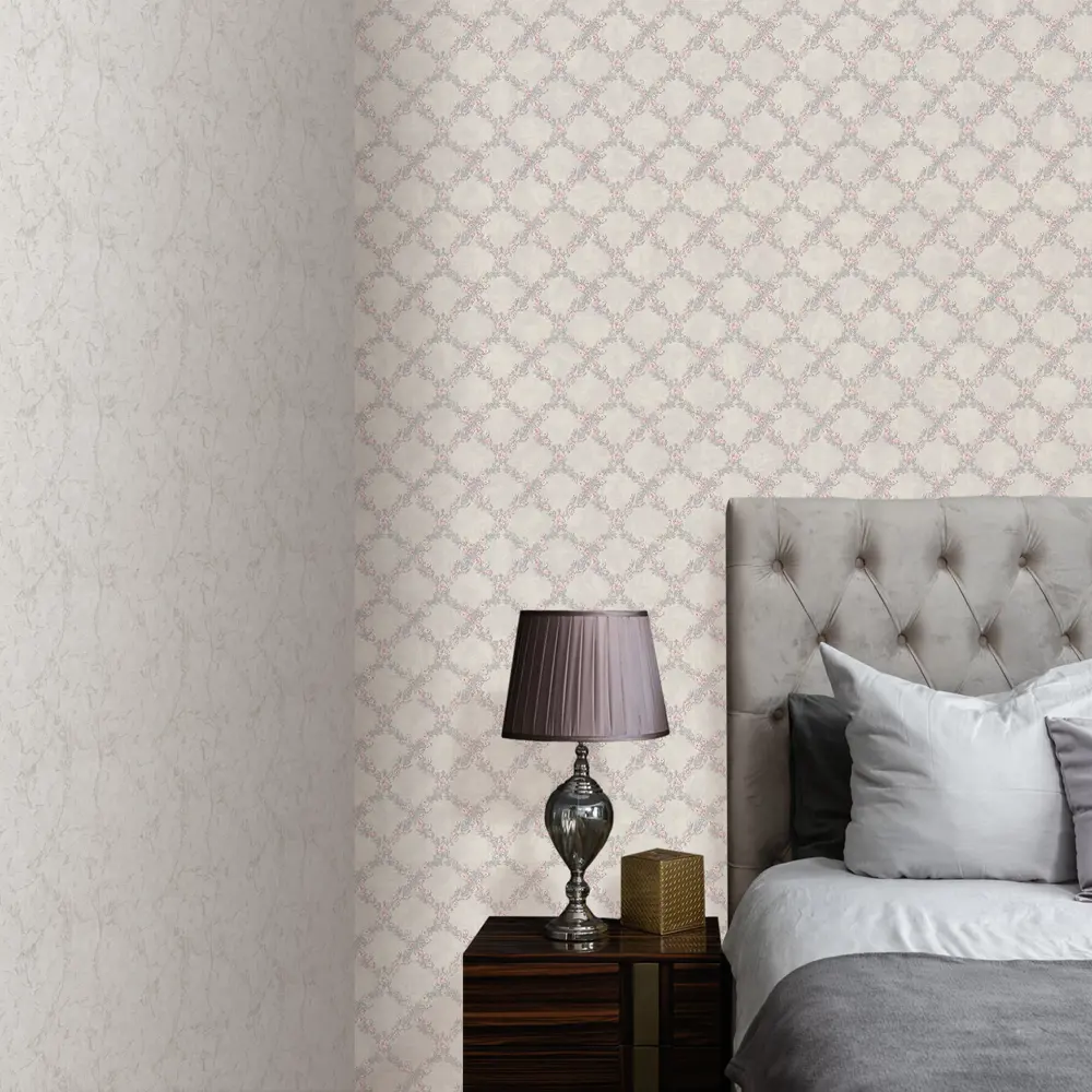 Обои флизелиновые Euro Decor Esta серые 1.06 м ED7192-11 86447932 STLM-2185921 - Вид №3