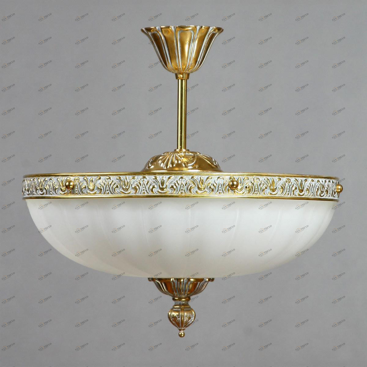 Потолочный светильник Ambiente Lugo 8539/40 PL WP AMBIENTE ДИЗАЙНЕРСКИЕ, LUGO 201268 Белый;золото 