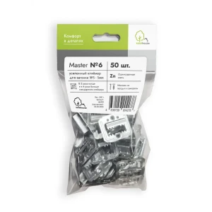 Кляймер для вагонки оцинкованные KamiHouse №6 30x30 мм 50 шт.