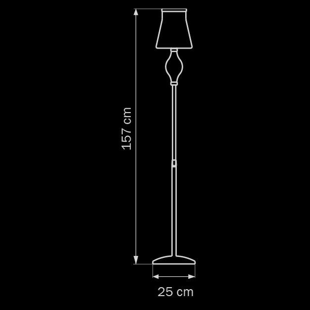 Торшер Lightstar Escica 806710 LIGHTSTAR  081014 Белый  - Вид №1