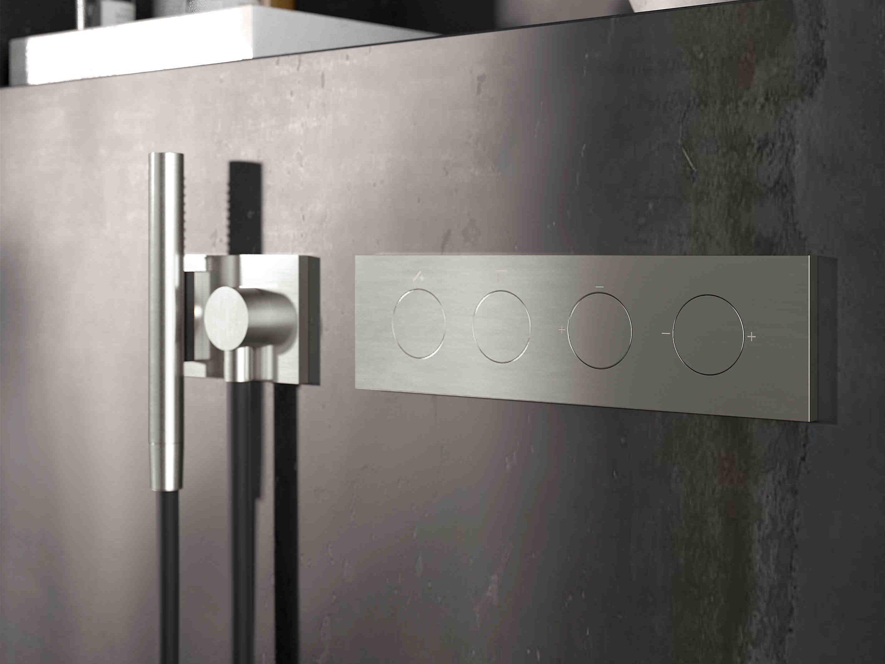 Встраиваемый термостатический смеситель для душа с 5 отверстиями Rubinetterie Treemme W-touch ARCH-00034817 - Вид №1