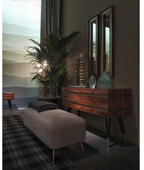 Gianfranco Ferré Home Мягкая кожаная скамейка  Ro2.561.b  - Вид №3