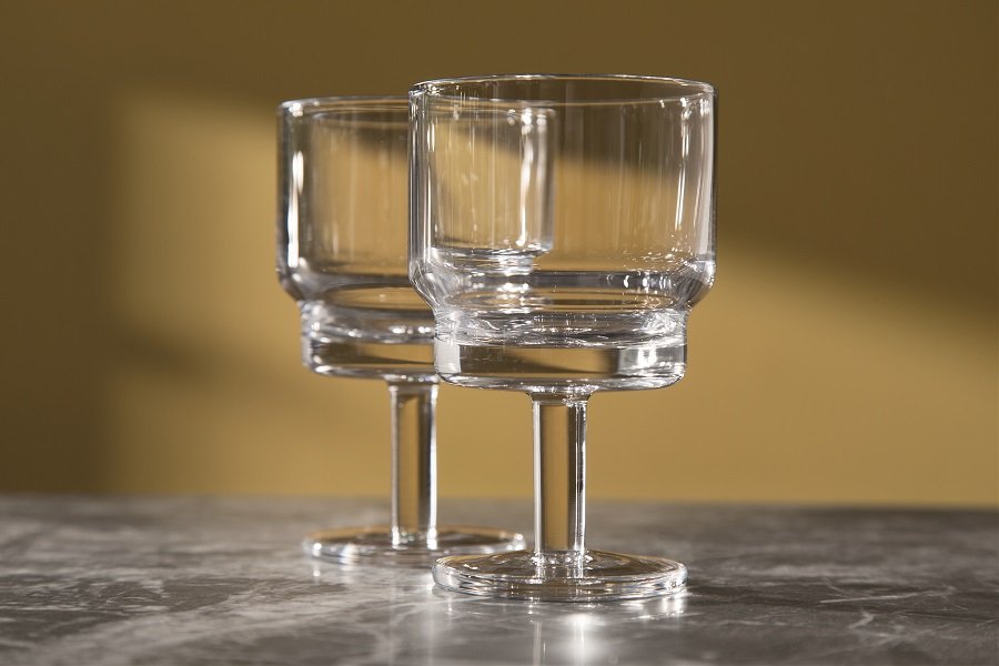 Набор бокалов для вина utility, 220 мл, прозрачный, 2 штуки LSA INTERNATIONAL UTILITY 00-3863251 Прозрачный  - Вид №1