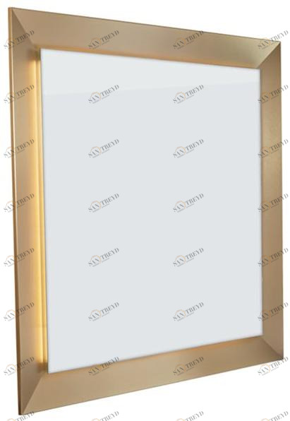 Paolo Castelli Напольное металлическое зеркало в современном стиле с настенной рамой  Ill.best.520 