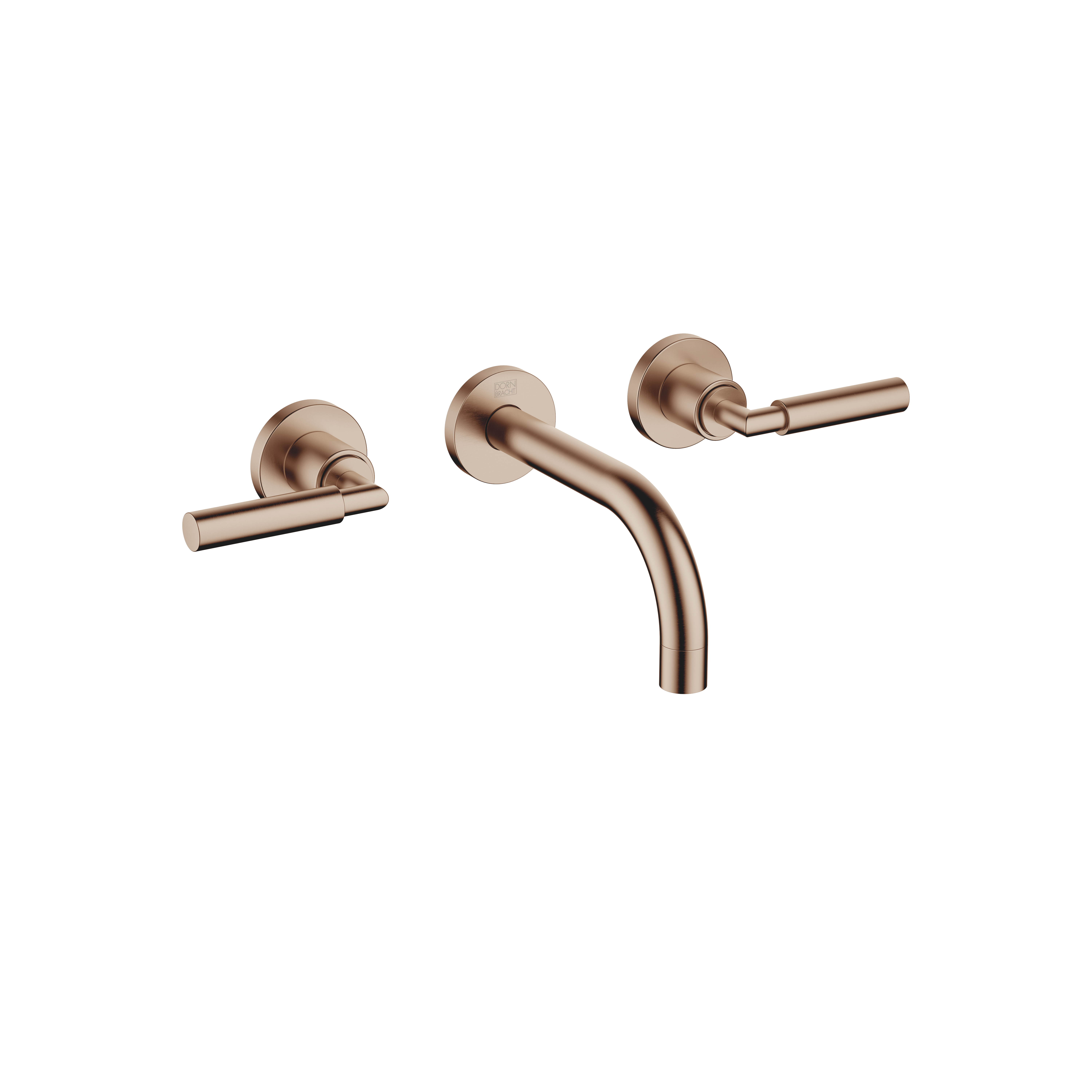 ТАРА Смеситель для раковины настенный без донного клапана - Матовая бронза 36707882-42 DornBracht Tara