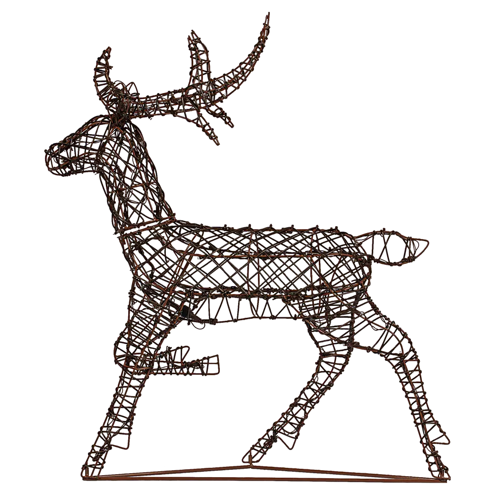 89367763 Набор светящихся новогодних фигур "Олени с санями" IP44 240LED STLM-1395751 Santreyd  - Вид №5