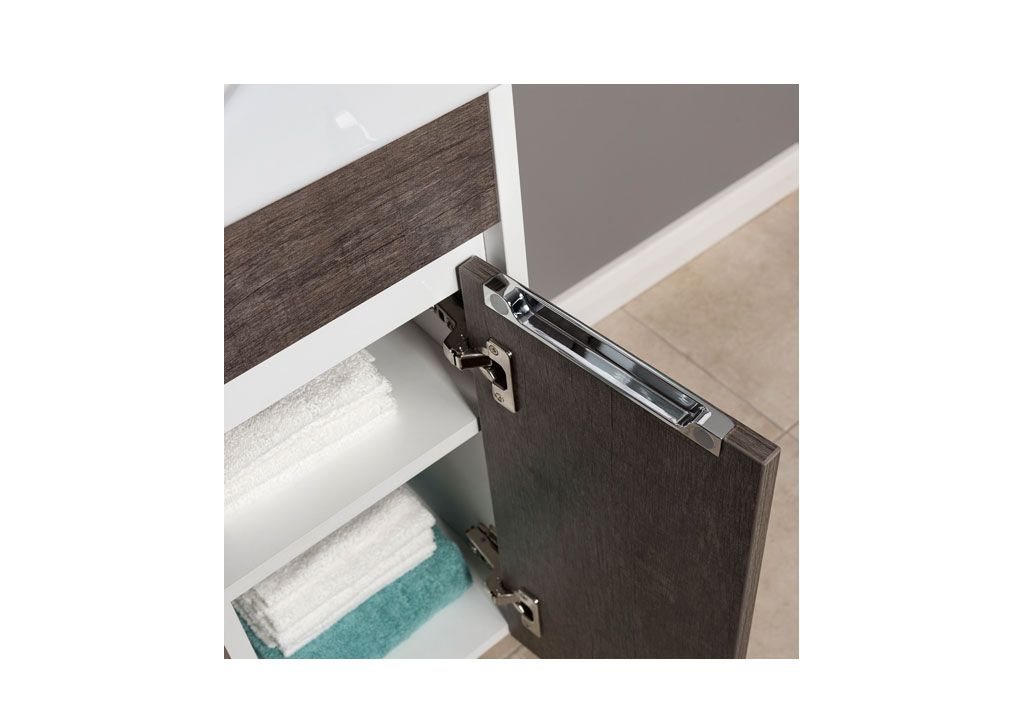 Тумба с раковиной Aquanet Коста 76 белый/дуб антик 0018840700188195 - Вид №8