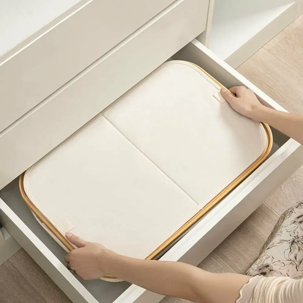 Корзина для белья Сахалин 106 л цвет кремовый Santreyd STLM-2127007 - Вид №3