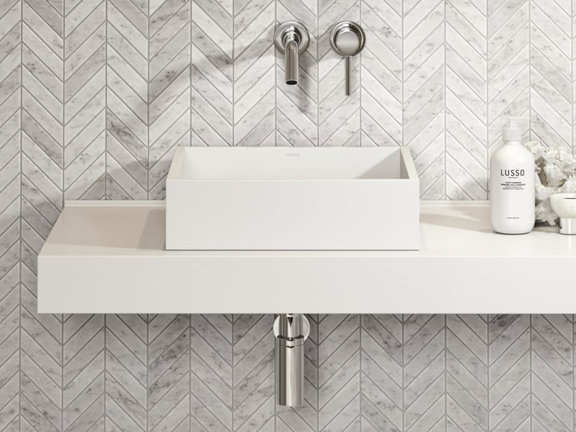 Квадратная столешница из смолы LUSSO CUBE ARCH-00055328