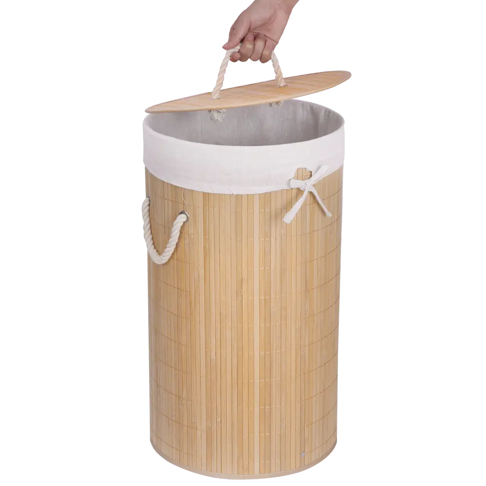 Корзина для белья Sensea Bamboo 60 л цвет бамбук 82857029 STLM-2092991 - Вид №14